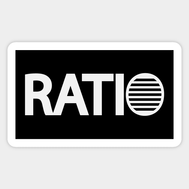 Ratio creative text design Sticker by DinaShalash